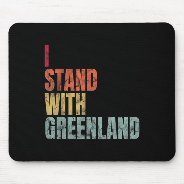 Greenland Lovers I Stand With Greenland  Mouse Pad (Front)
