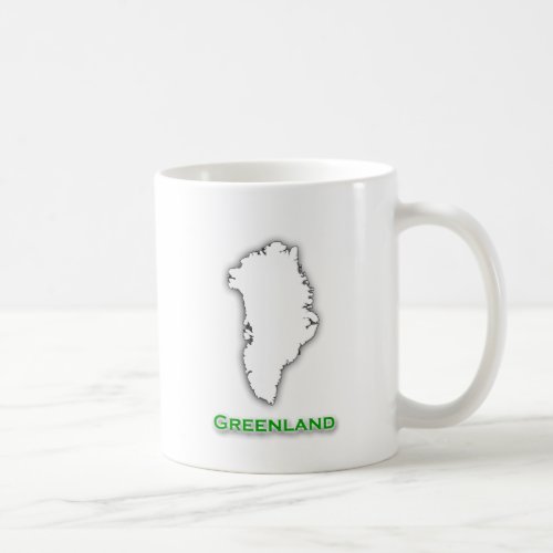 Greenland Map Logo Coffee Mug