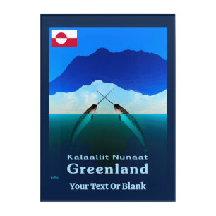 Greenland - Narwhal Acrylic Print
