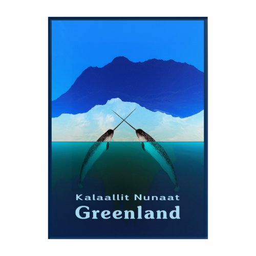 Greenland _ Narwhal Acrylic Print