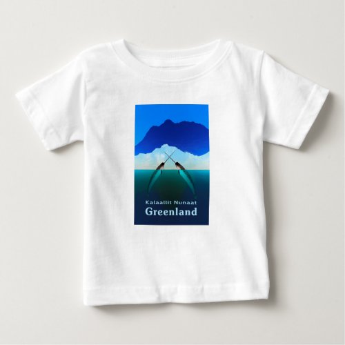 Greenland _ Narwhal Baby T_Shirt