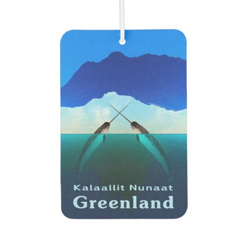 Greenland _ Narwhal Car Air Freshener