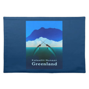 Greenland - Narwhal Cloth Placemat
