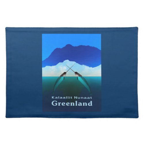 Greenland _ Narwhal Cloth Placemat