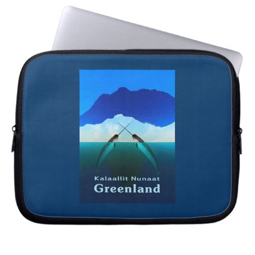 Greenland _ Narwhal Laptop Sleeve