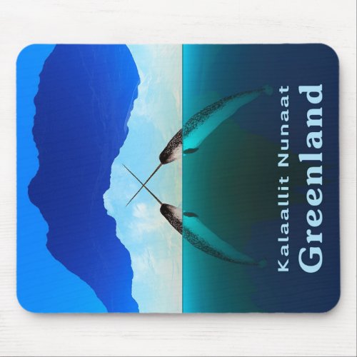 Greenland _ Narwhal Mouse Pad