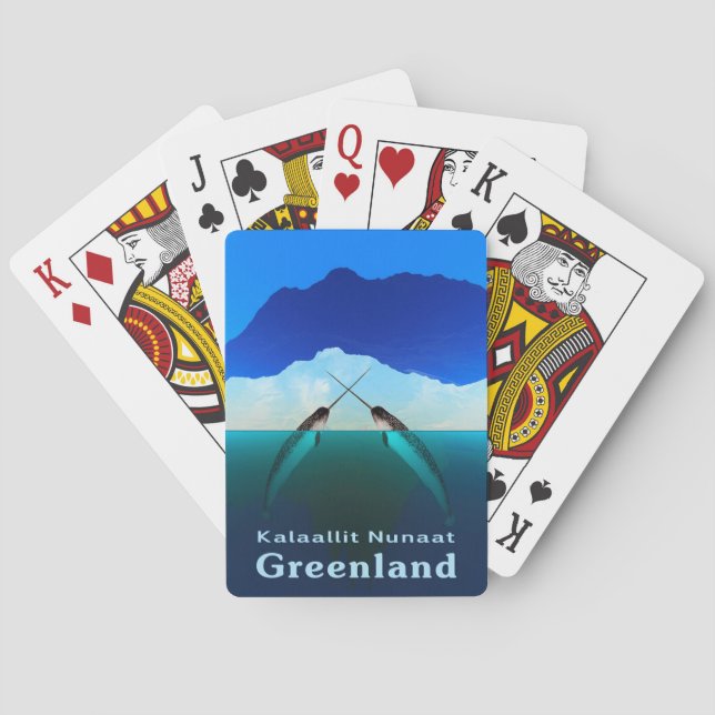 Greenland - Narwhal Poker Cards (Back)