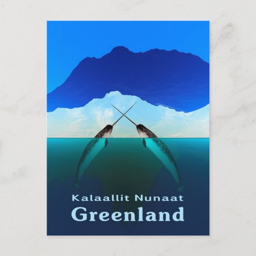 Greenland _ Narwhal Postcard