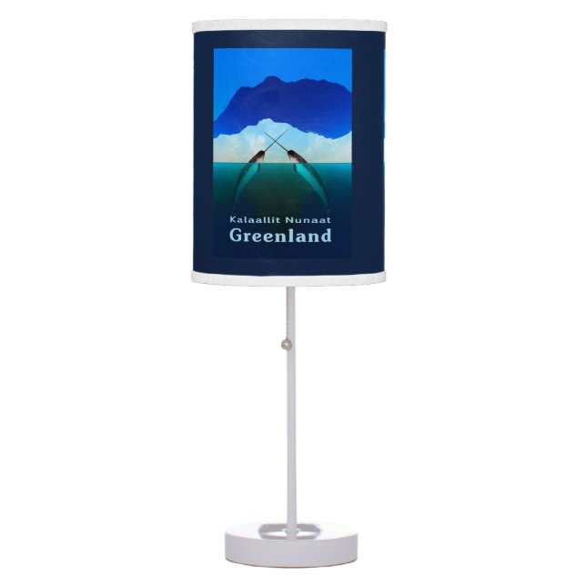 Greenland - Narwhal Table Lamp (Front)