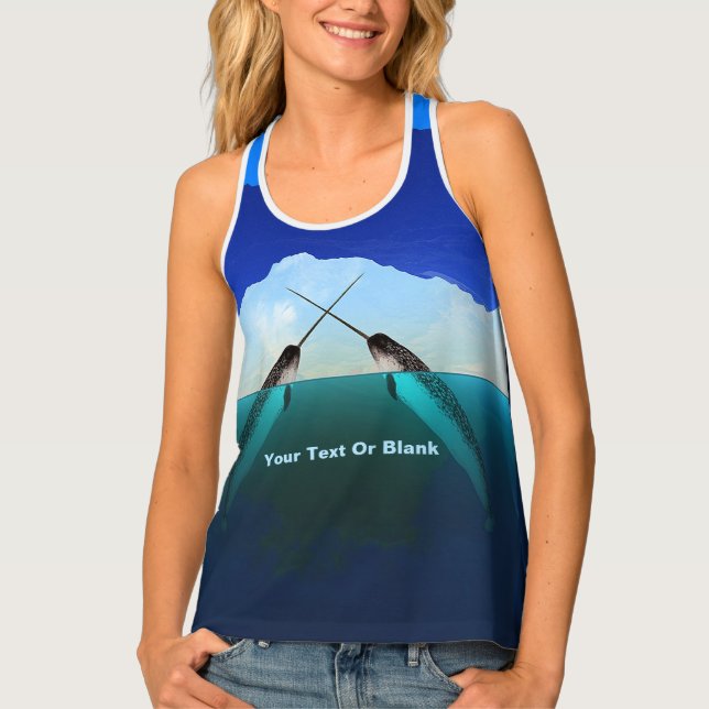 Greenland - Narwhal Tank Top (Front)