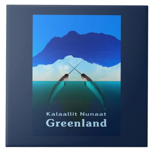 Greenland _ Narwhal Tile