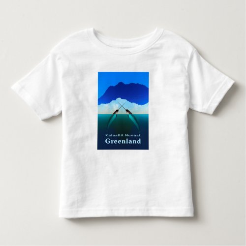 Greenland _ Narwhal Toddler T_shirt