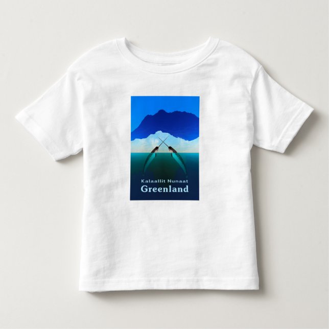 Greenland - Narwhal Toddler T-shirt (Front)