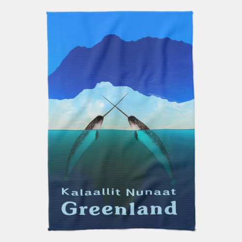 Greenland _ Narwhal Towel