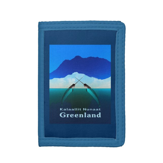 Greenland - Narwhal Tri-fold Wallet (Front Vertical)