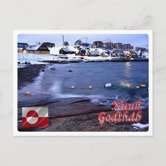Greenland - Nuuk Bay - Postcard (Front)