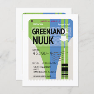 Greenland Nuuk travel ticket
