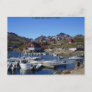 Greenland Port Fishing Boats Postcard
