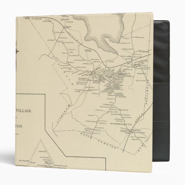 Greenland, Rockingham Co 3 Ring Binder (Front/Inside)
