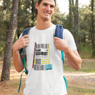 Greenland Sisimiut Arctic Travel Baggage Tag T-Shirt