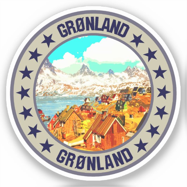 Greenland                                          sticker (Front)