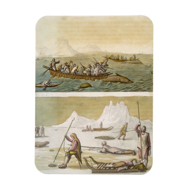 Greenland: Whale fishing and Seal hunting, from 'L Magnet (Vertical)