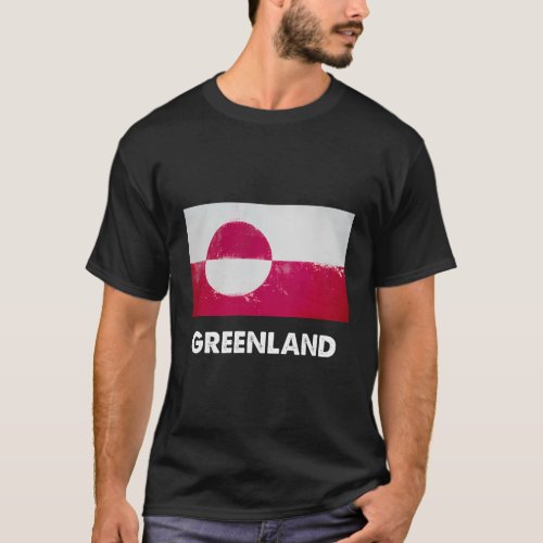 Greenlander Greenland Flag T_Shirt