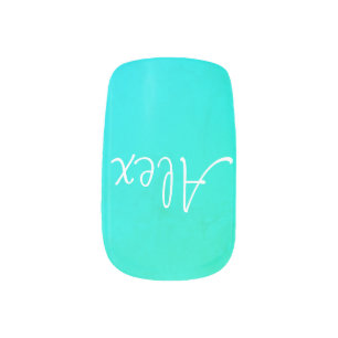 Greenleaf Aqua Nail Art Decals