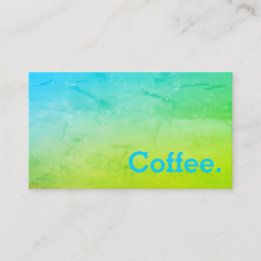 Greenleaf Gradient Minimal Loyalty Coffee Punch Card