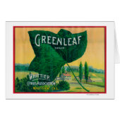 Greenleaf Lemon LabelWhittier, CA (Front Horizontal)