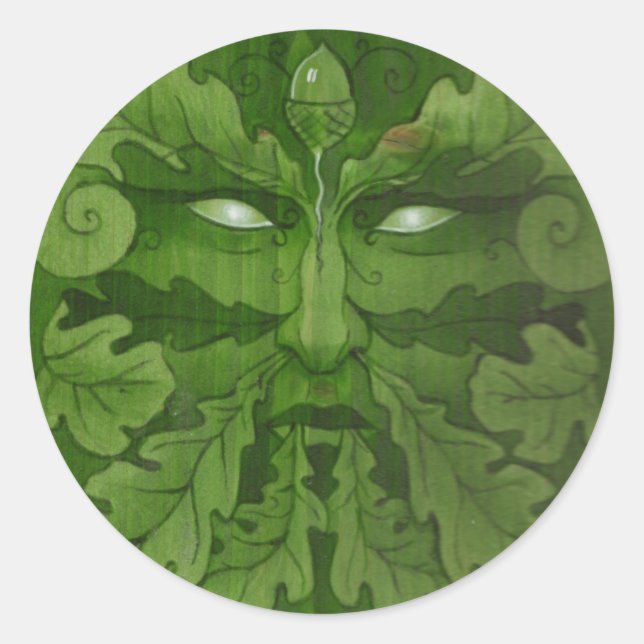 greenman master classic round sticker (Front)