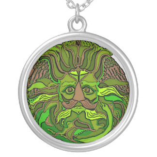 greenman silver plated necklace