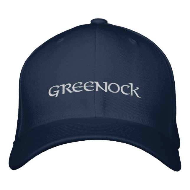 Greenock Embroidered Baseball Hat (Front)