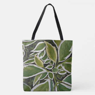 Greens and White—Dogwood Trees TOTE