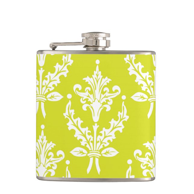 Greens pattern flask (Front)