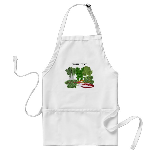 Greens Veggie Lovers Vegetables Adult Apron (Front)