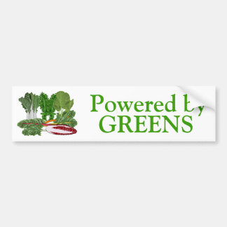 Greens Veggie Lovers Vegetables Bumper Sticker