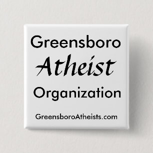 Greensboro, Atheist, Organization, GreensboroAt... Button