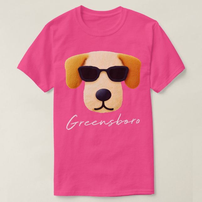 Greensboro Dog T-Shirt (Design Front)