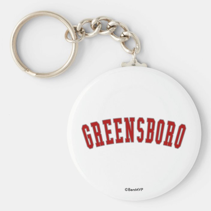 Greensboro Keychain