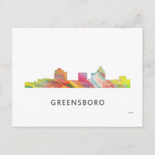 GREENSBORO, NC WB1 POSTCARD