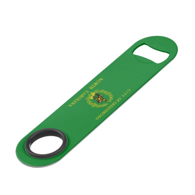 Greensboro (North Carolina) City flag  Bar Key (Front Angled)