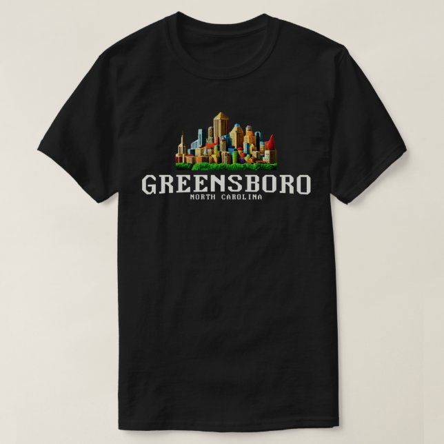 Greensboro North olina T-Shirt (Design Front)
