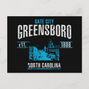 Greensboro Postcard by KDRTRAVEL at Zazzle