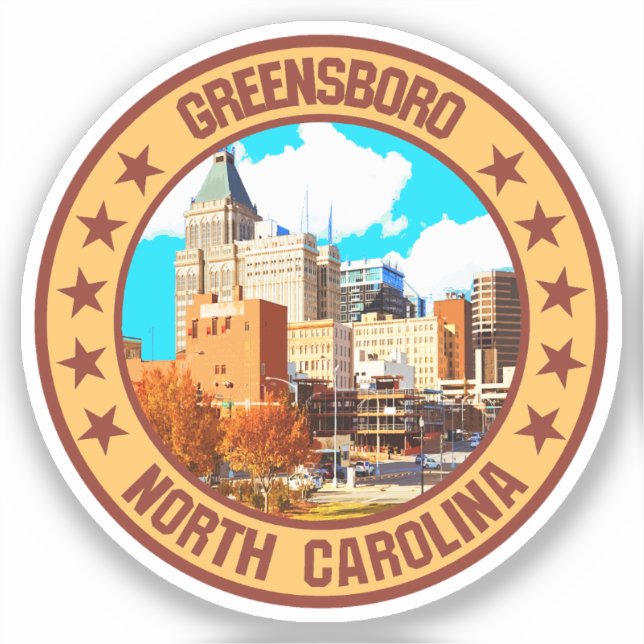 Greensboro                                         sticker (Front)