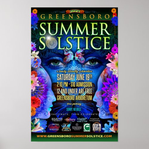 Greensboro Summer Solstice 20201 Souvenir Poster