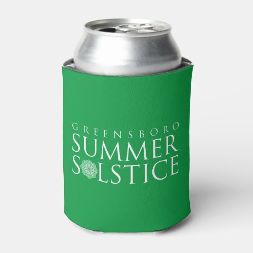 Greensboro Summer Solstice Festival Simple Green Can Cooler
