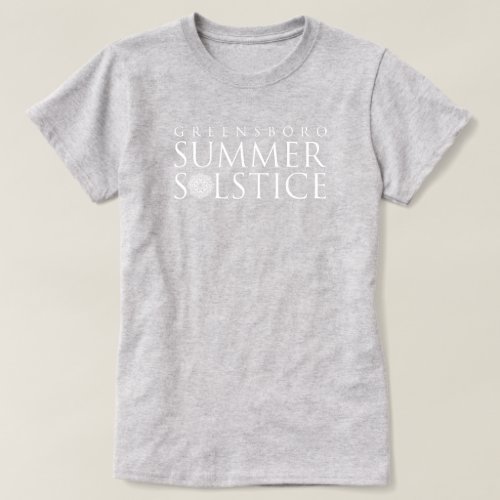Greensboro Summer Solstice Simple Heathered Gray T_Shirt
