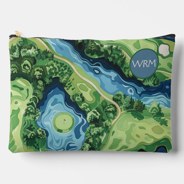 Greenside Getaway: Golfer's Accessory Pouch (Front)