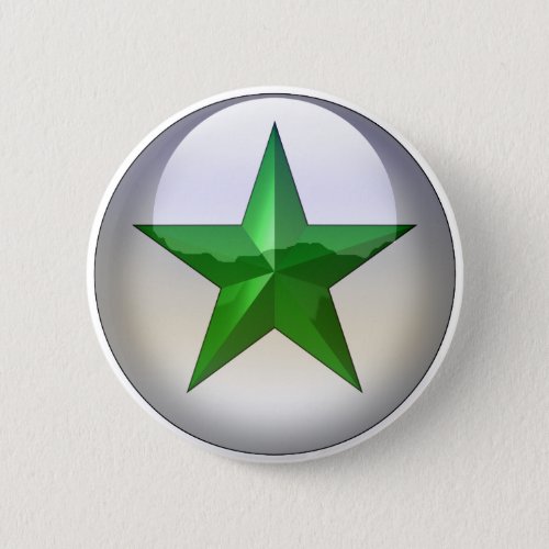 GreenStarJewel Pinback Button